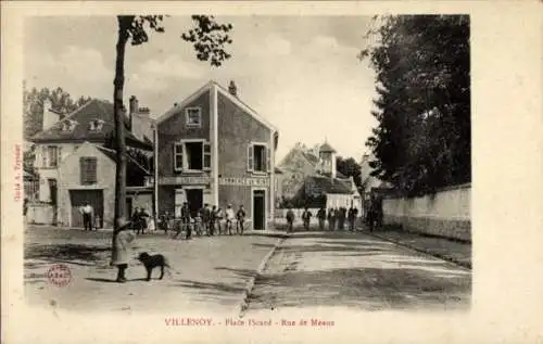 CPA Villenoy Seine et Marne, Place Picard, Rue de Meaux