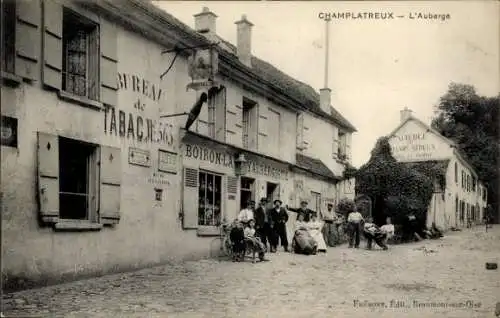 Ak Champlâtreux Val d'Oise, Auberge