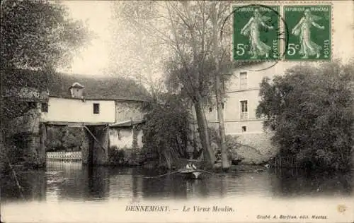 Ak Dennemont Yvelines, alte Mühle