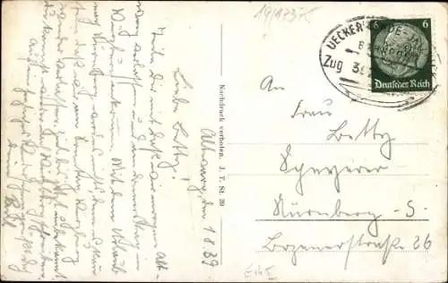 Ak Altwarp in Vorpommern, Teilansichten