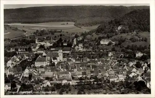 Ak Waldshut Tiengen am Hochrhein, Fliegeraufnahme