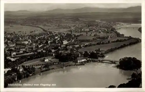 Ak Rheinfelden in Baden, Fliegeraufnahme