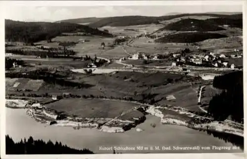 Ak Schluchsee im Schwarzwald, Fliegeraufnahme