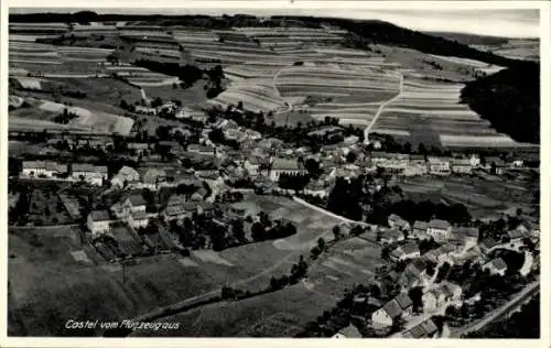 Ak Castel Kastel Nonnweiler Saarland, Fliegeraufnahme