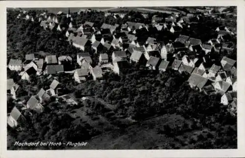 Ak Hochdorf (bei Horb) Nagold im Schwarzwald, Fliegeraufnahme