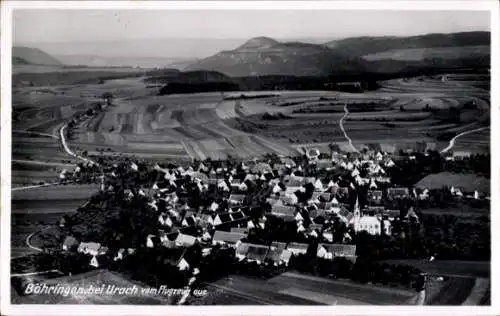 Ak Böhringen Römerstein in der Schwäbischen Alb, Fliegeraufnahme