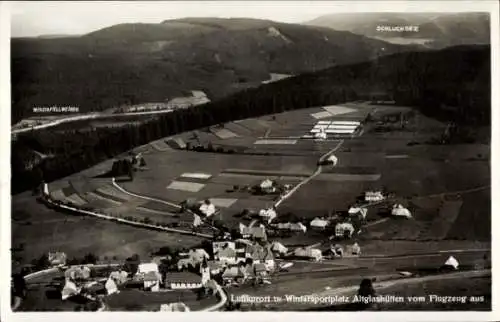 Ak Altglashütten Feldberg im Schwarzwald, Fliegeraufnahme