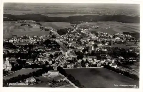 Ak Fürstenfeldbruck in Oberbayern, Fliegeraufnahme