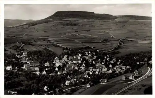 Ak Fützen Blumberg am Schwarzwald, Fliegeraufnahme