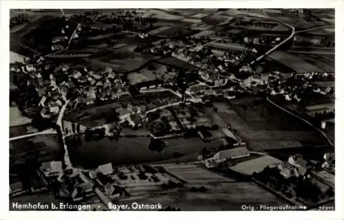 Ak Hemhofen in Mittelfranke, Fliegeraufnahme