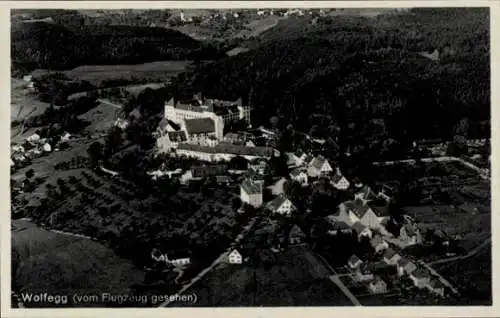 Ak Alttann Wolfegg in Oberschwaben, Fliegeraufnahme