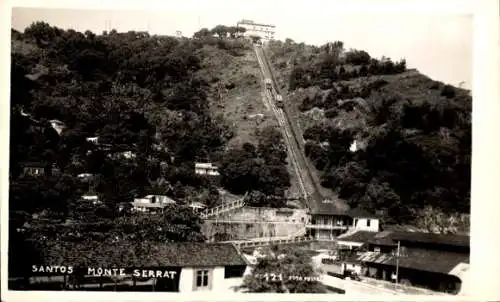 Foto Ak Santos Brasilien, Monte Serrat