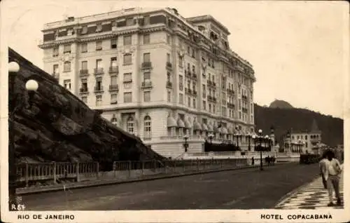 Ak Rio de Janeiro Brasilien, Hotel Copacabana