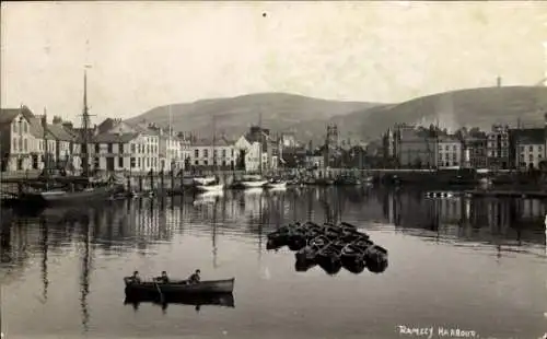 Foto Ak Ramsey Isle of Man, Ramsey Harbour