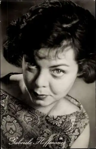 Ak Schauspielerin Gabriele Hoffmann, Portrait