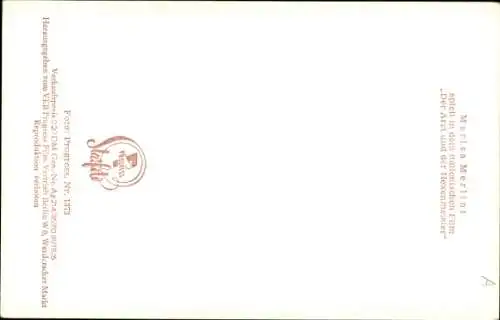 Ak Schauspielerin Marisa Merlini