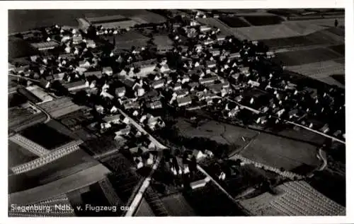 Ak Siegenburg in Niederbayern, Fliegeraufnahme