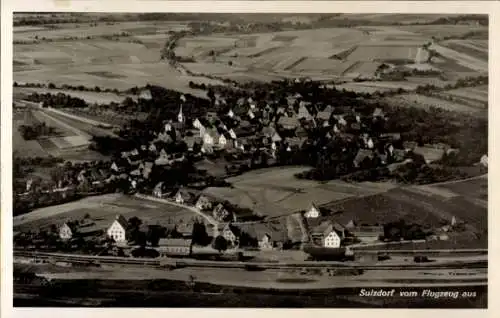 Ak Sulzdorf Schwäbisch Hall in Württemberg, Fliegeraufnahme