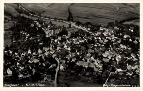 Ak Burglauer in Unterfranken, Fliegeraufnahme