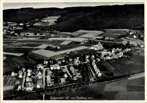 Ak Johannisthal Küps Oberfranken, Fliegeraufnahme