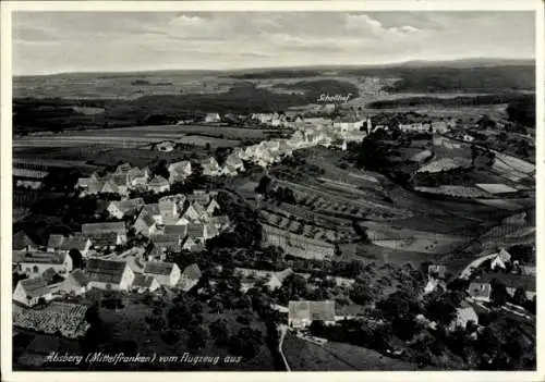 Ak Absberg in Mittelfranken, Fliegeraufnahme