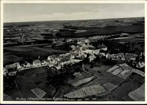 Ak Absberg in Mittelfranken, Fliegeraufnahme