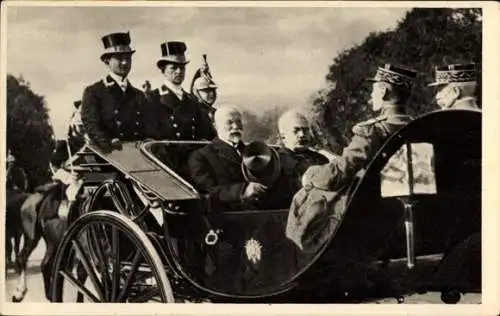 Ak Präsident Alexandre Millerand, Pan president v pravodu presidenta Milleranda v Parizi, 1923