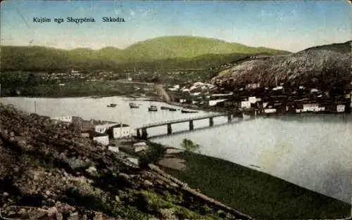 Ak Scutari Shkodra Albanien, Brücke, Totale