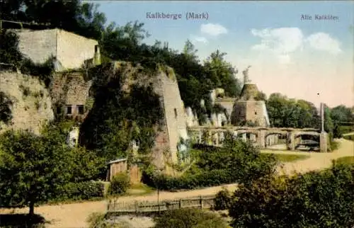 Ak Kalkberge Rüdersdorf in der Mark, Alte Kalköfen