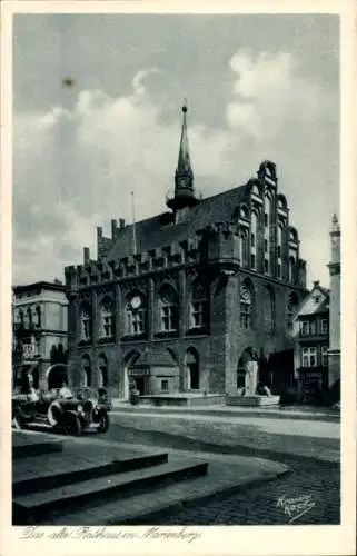 Ak Marienburg Malbork Westpreußen, altes Rathaus