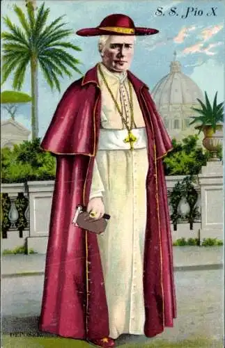 Ak Papst Pio X., Pius X., Portrait