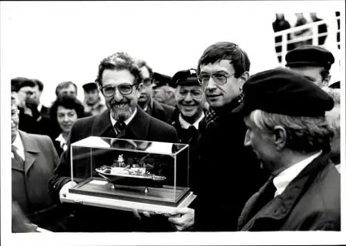 Foto Heinz Riesenhuber, Prof. Dr. Gotthilf Hempel, Alfred Wegener Institut für Polarforschung