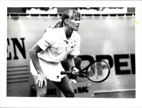 Foto Tennisspielerin Steffi Graf, Reklame Opel