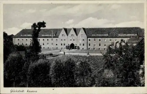 Ak Glückstadt an der Elbe, Kaserne