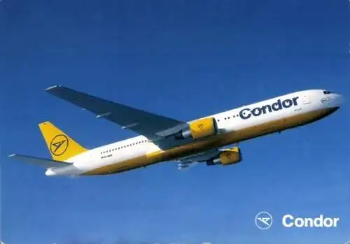 Ak Deutsches Passagierflugzeug, Condor, Boeing 767, D ABUF