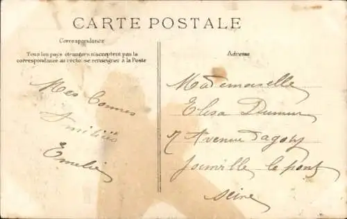 Ak Kinderportrait, Kind mit Pfeife