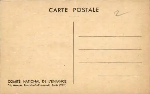 Künstler Ak Lesourt, Comite National de l'Enfance, Perrette et le pot au lait