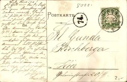 Ak München Oberbayern, Karlsplatz, Straßenbahn