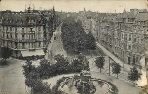 Ak Köln am Rhein, Kaiser Wilhelm Ring, Hansaring, Denkmal