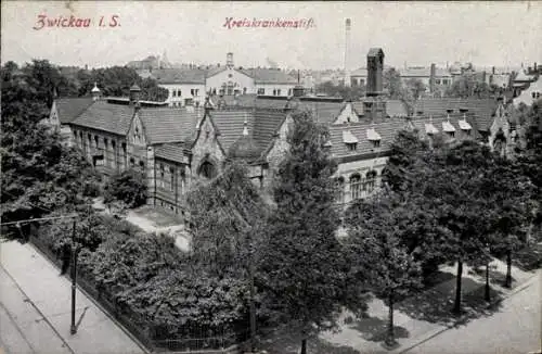 Ak Zwickau in Sachsen, Kreiskrankenstift