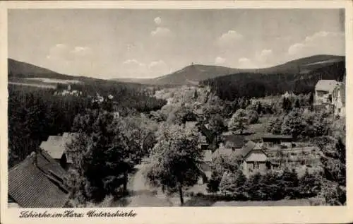 Ak Schierke Wernigerode im Harz, Unter-Schierke