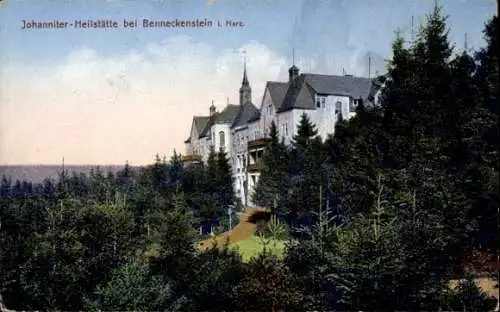 Ak Benneckenstein Oberharz, Johanniter-Heilstätte