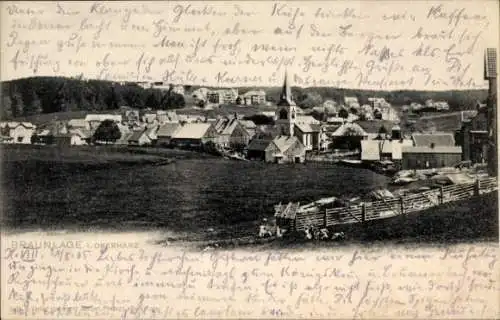 Ak Braunlage im Oberharz, Totalansicht