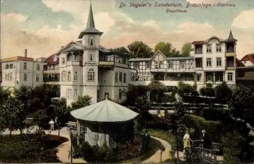 Ak Braunlage im Oberharz, Haupthaus des Sanatoriums Dr. Vogeler