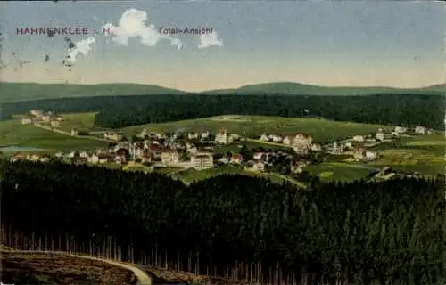 Ak Hahnenklee Bockswiese Goslar im Harz,Totalansicht