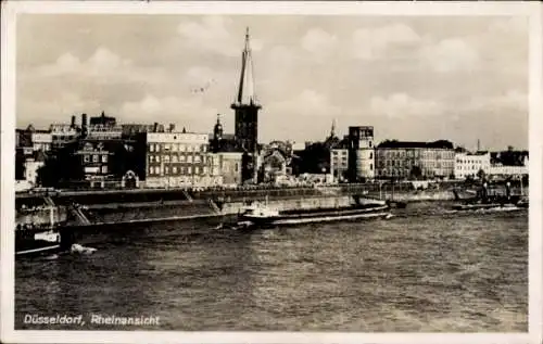 Ak Düsseldorf am Rhein, Gesamtansicht