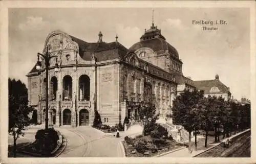 Ak Freiburg im Breisgau, Theater