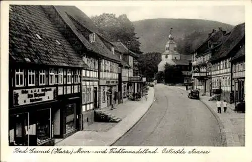 Ak Bad Grund im Harz, Osteröderstraße