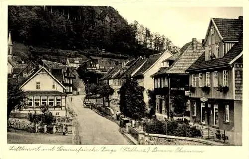 Ak Zorge Walkenried im Harz, Pension Obermann