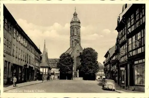 Ak Einbeck in Niedersachsen, Marktplatz